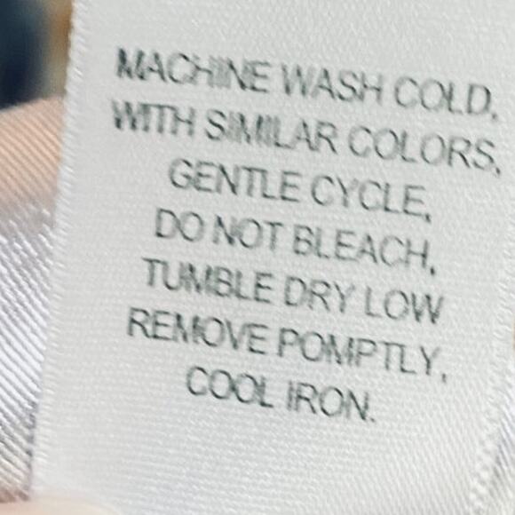 Natori Kaftan Midi Dress V Neck Domlan Sleeve Relaxed Fit Printed Blue White S - Picture 8 of 8